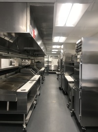 Typical commercial kitchen