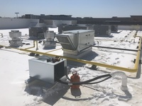 Typical commercial rooftop layouts